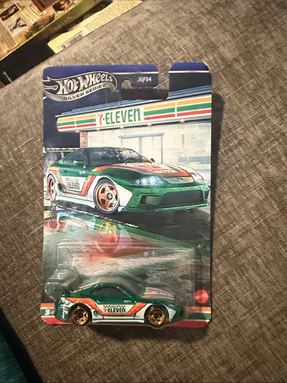 Hot Wheels Silver‎ Series 7-Eleven Toyota Supra JGF54